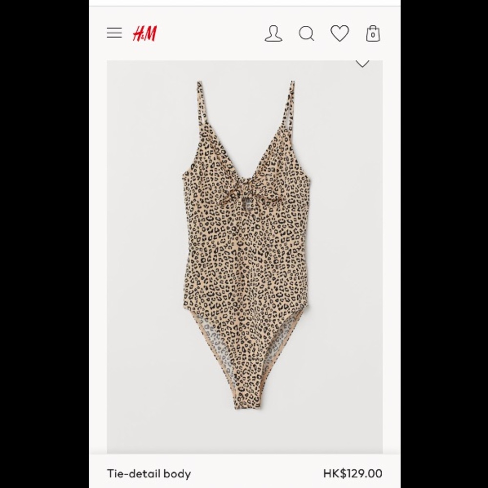 Cheetah top knot bodysuit